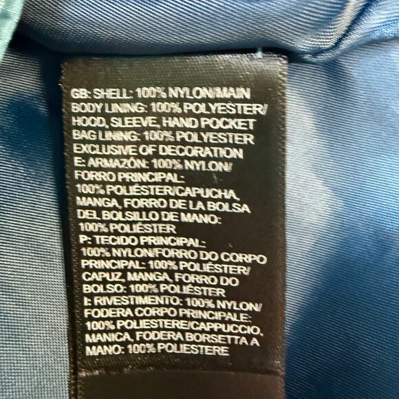 The North Face Resolve 2 Women’s Large Teal DryVent Rain Jacket EUC - Picture 8 of 12